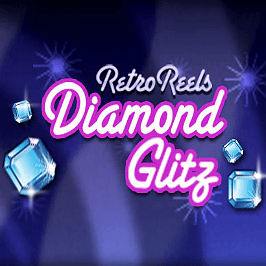 Retro Reels: Diamond Glitz Logo
