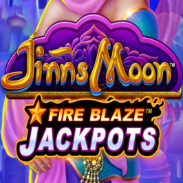 Fire Blaze Jackpots: Jinns Moon Logo