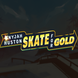 Nyjah Huston Skate For Gold Logo