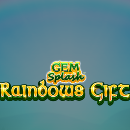Gem Splash: Rainbows Gift Logo